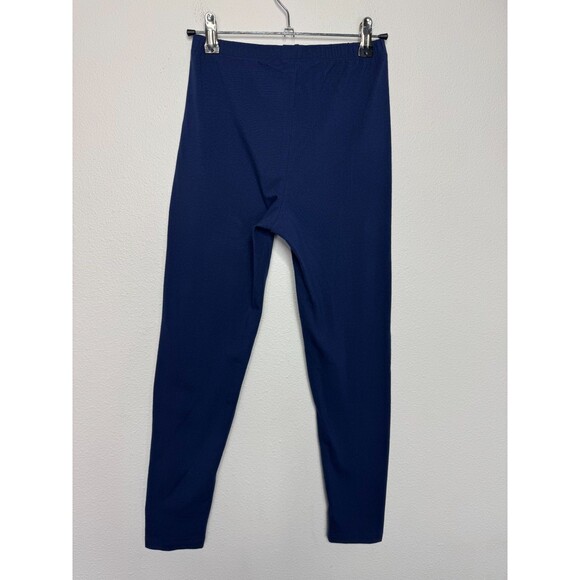 Cat & Jack Girls XL Leggings Navy Blue High Rise Pull On Elastic Waist Cotton - Picture 7 of 8